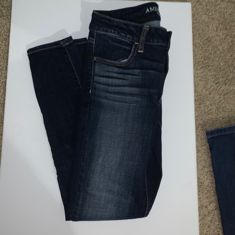 American eagle dark jeans